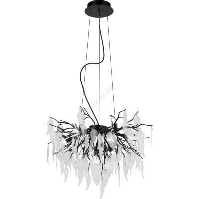 NEDES Кристален пендел 10xG9/40W/230V черен (ND3953)