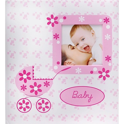 KPH Fotoalbum Baby buggy růžové