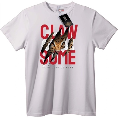 NOONEBRAND Тениска Леопард Нокти - XS, White
