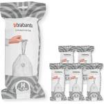 Brabantia Торба за кош Brabantia PerfectFit Touch/Push/Big Bin размер H, 50-60L, 120 броя, кутия (1005573)