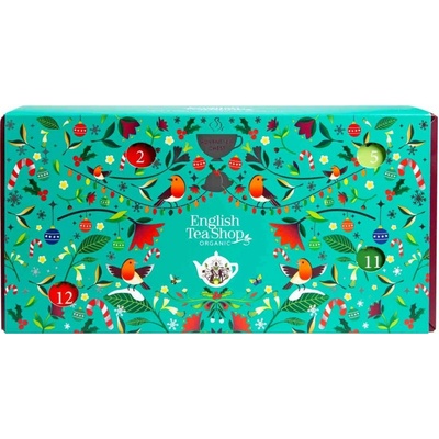 English Tea Shop Organic Tea Advent Calendar "Christmas Vibes Only" - 25 čajových vrecúšok