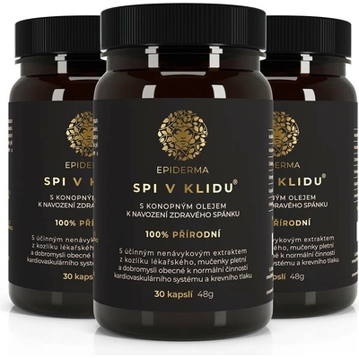 Epiderma Spi v klidu s konopným olejem 90 kapslí
