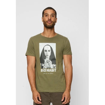 Mister Tee Тениска Bad Habit Tee olive XXLUB-MT2507-00176 - Тъмносив, размер M