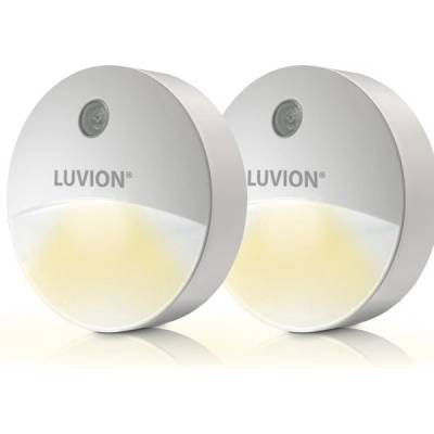 Luvion Нощна LED лампа Luvion - LED Nightlight Duo-pack, White (690481)