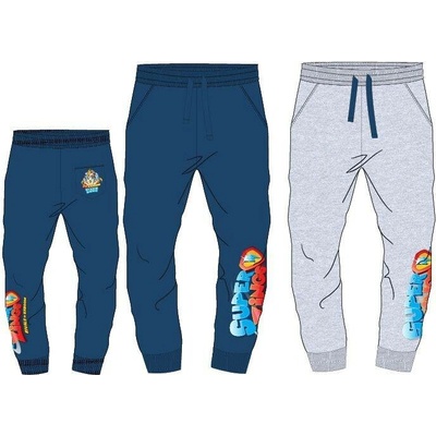 Super Zings licence chlapecké tepláky Super Zings 5210 šedý melír šedá