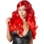 Cottelli Wig Wavy Long Red - sexyelephant