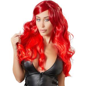 Cottelli Wig Wavy Long Red - sexyelephant