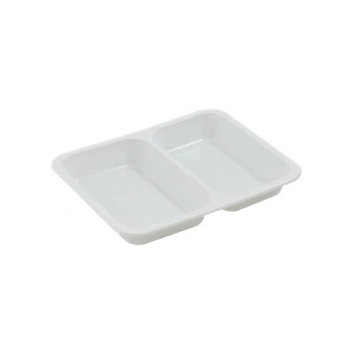 ECOFOL Plastová zatavovací miska 2D bílá PP 227x178x30 mm ideal pack® bal/50 ks