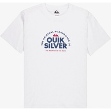 Quiksilver tričko Fundamental Ride White WBB0