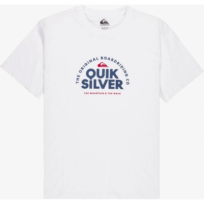 Quiksilver tričko Fundamental Ride White WBB0