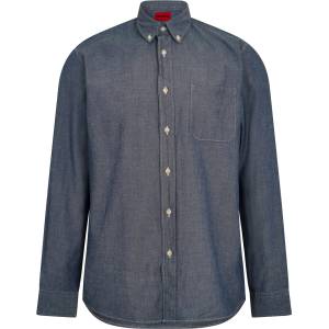 HUGO BOSS Риза с дълъг ръкав Hugo Men's Ermann 10 Long Sleeve Oxford Shirt - Pastel Blue
