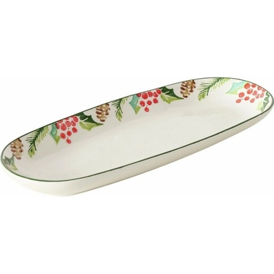 Boltze Servírovací tanier Garland oválny 35 x 15 x 3,5 cm