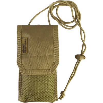 Kombat Molle ochranné pre telefóny so šnúrkou coyote