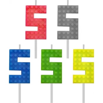 Image 1 of Godan Лего свещ за рожден ден - 5