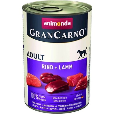Animonda Grancarno Adult Dog Wołowina + jagnięcina 400g