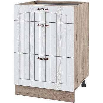 ИРИМ Долен кухненски шкаф Сити АРФ-Бяло фладер-04-57 60 см