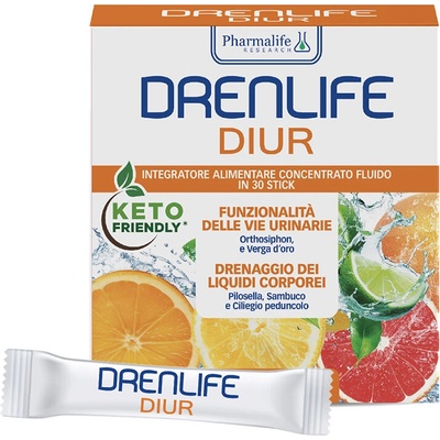 ДренЛайф Диуретик 30 сашета с течност, с вкус на цитрусови плодове | Pharmalife Research (435959 (2137NA) PL)