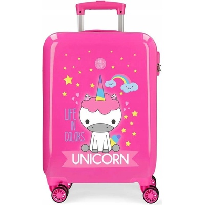 Joummabags Roll Road Little Me Unicorn Pink 55x38x20 cm 34 l