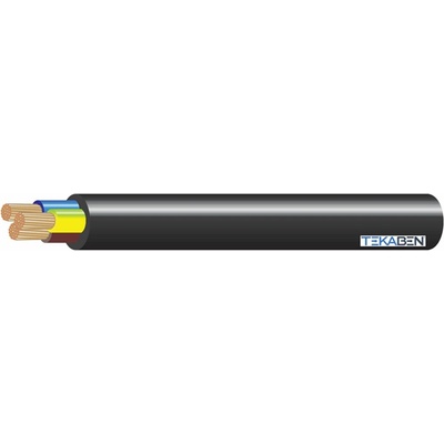 Tekaben H03VV-F 3x 0,75 mm² černý 5 m