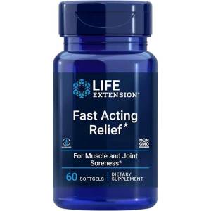 Life Extension Fast Acting Relief, 60 софтгел капсули, Life Extension (02430 LE)