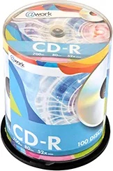 @Work CD-R 700MB 52X Cake 100броя