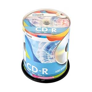 @Work CD-R 700MB 52X Cake 100броя