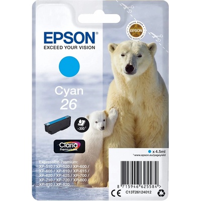 Epson 26 Cyan - originálny