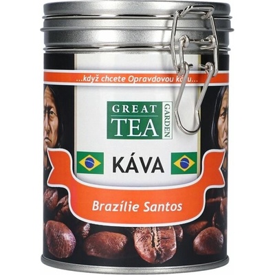 Great Tea Garden Káva Brazílie Santos mletá 200 g
