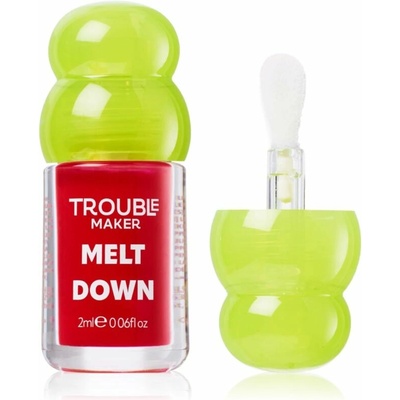 Trouble Maker Melt Down Lip Oil olej na pery Overload Pink 3 ml