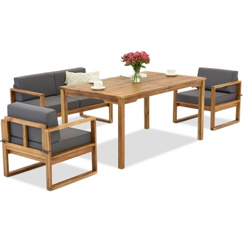 Garden Point Градински мебели от акациева дървесина от Maskat Apetito 4 Garden Point (GAP1208-4)