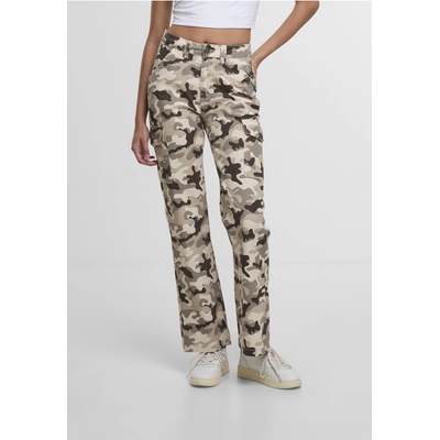 Urban Classics Дънки DEF Straight Fit Jeans beige camo XSUB-DFLJS197-00785 - Камуфлаж, размер XS