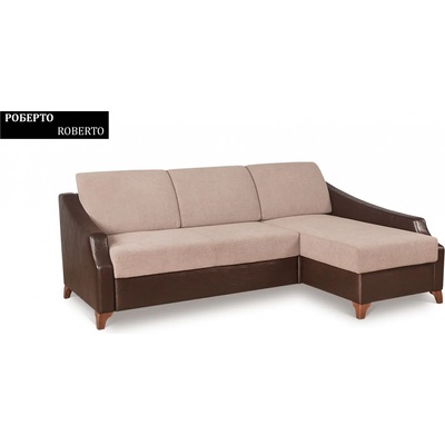 Rudi-an Ъглов диван Roberto BM, с ракла, разтегателен