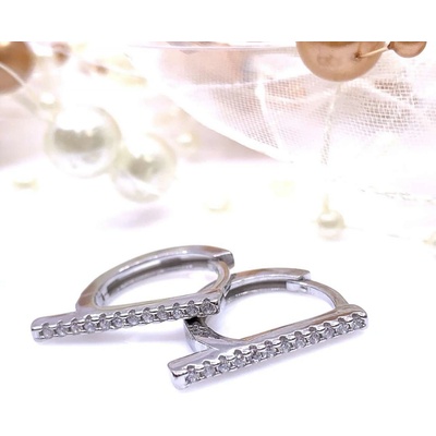 Jan Kos jewellery stříbrné náušnice kruhy 12123568