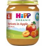 Hipp Био пюре Кайсии и ябълки 6м+ 125г