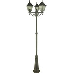 BE LIGHT! ТРОЕН ФЕНЕР 200cm СРЕБЪРНА ПАТИНА 3xЕ27 belight (3800231890305)