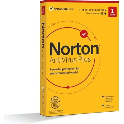 Norton Antivirus Plus 1 lic. 1 zar. 12 mes.