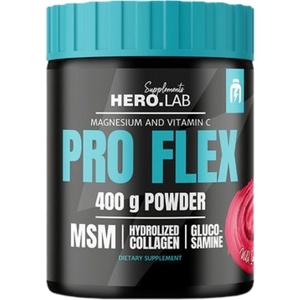 Hero. Lab Pro Flex / Collagen + Glucosamine - MSM - Proline [400 грама] Екзотичен коктейл