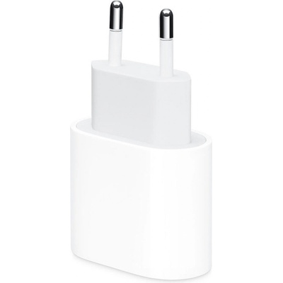 Оригинално Зарядно за iPhone USB-C, Apple 220v PD 20w MHJE3, Бял (MUVV3ZM/A)