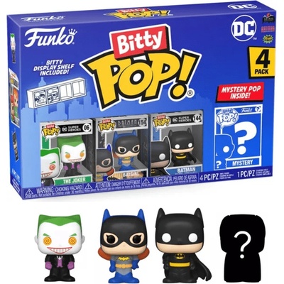 Funko Bitty Pop! DC Batman, Batgirl, Joker, Mystery