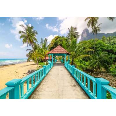 Ravensburger - Puzzle Beautiful WalkWays: Colourful Bridge, Malaysia - 1 000 piese