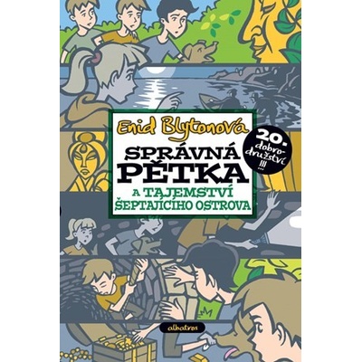 Správná pětka 20. a tajemství Šeptajícího ostrova - Enid Blytonová