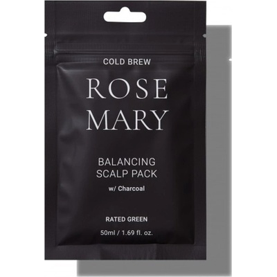 Rated Green Rosemary Balancing Scalp Pack - Възстановяваща маска за скалп с розмаринов сок, 50мл