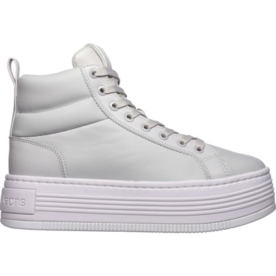 Calvin Klein dámske tenisky BOLD PLATF MID OH MG sivá biela