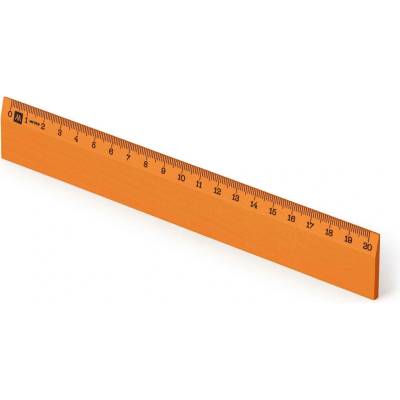 Metrie Scholar-20HO Dřevěné pravítko 20 cm