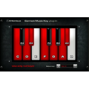 G-Sonique Correct music key /scale