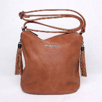 Flora & Co malá /středně velká crossbody kabelka H5623 hnědá