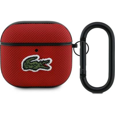 Lacoste Petit Pique Калъф с Лого Croc за AirPods 4 Червен (LCA4PVCR)