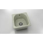 FAT Кръгла мивка Classic 217, Granicite, 210 Pewter, с включен сифон Мивка за вграждане