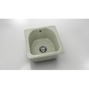 FAT Кръгла мивка Classic 217, Granicite, 210 Pewter, с включен сифон Мивка за вграждане