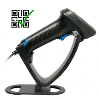 POLPOS ps-100 2d баркод четец със стойка (с кабел)